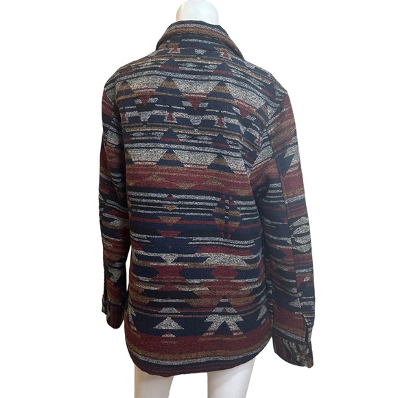 Idyllwind Fueled by Miranda Lambert Aztec Southwest Blanket Shirt Jacket XS/M - Picture 3 of 9